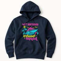 40th Birthday Cruise Squad 2025 Vacation Travel Ship Trip Hoodie