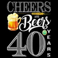 40th Birthday Cheers And Beers To 40 Years Sustainable Bucket Hat