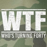 40th Birthday Design WTF Who's Turning Forty Legacy Tie Dye Trucker Hat