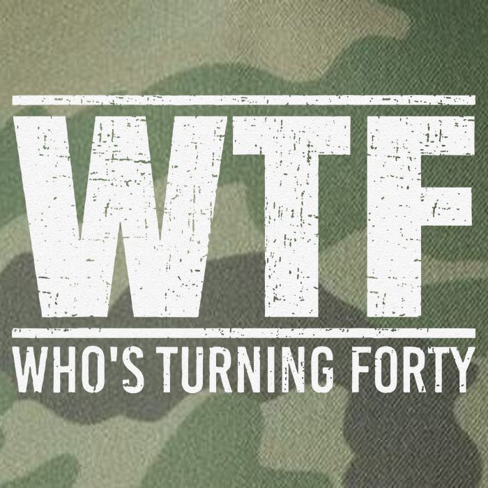 40th Birthday Design WTF Who's Turning Forty Legacy Tie Dye Trucker Hat