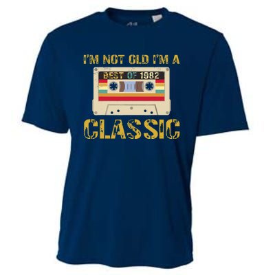 40 Birthday Decorations Best of 1982 BDay 40th Birthday Cooling Performance Crew T-Shirt