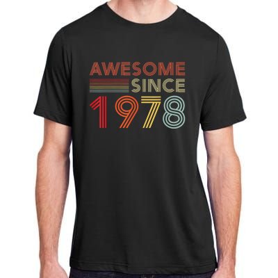 45 Birthday Decorations  Wo 1978 BDay 45th Birthday Adult ChromaSoft Performance T-Shirt