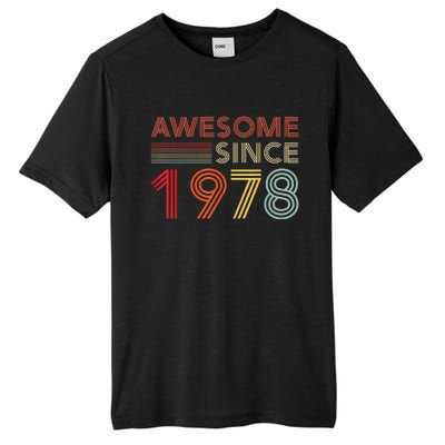 45 Birthday Decorations  Wo 1978 BDay 45th Birthday Tall Fusion ChromaSoft Performance T-Shirt