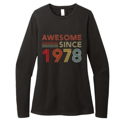 45 Birthday Decorations  Wo 1978 BDay 45th Birthday Womens CVC Long Sleeve Shirt