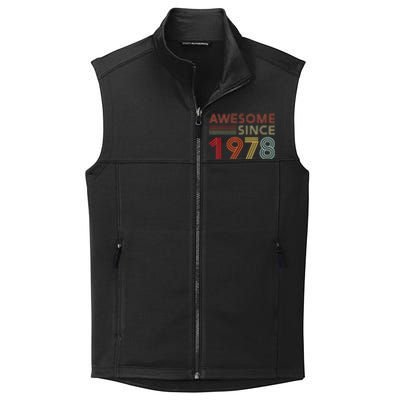 45 Birthday Decorations  Wo 1978 BDay 45th Birthday Collective Smooth Fleece Vest