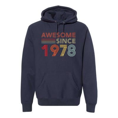 45 Birthday Decorations  Wo 1978 BDay 45th Birthday Premium Hoodie