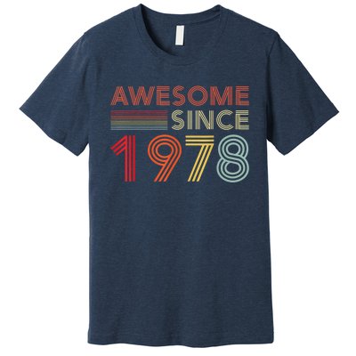 45 Birthday Decorations  Wo 1978 BDay 45th Birthday Premium T-Shirt