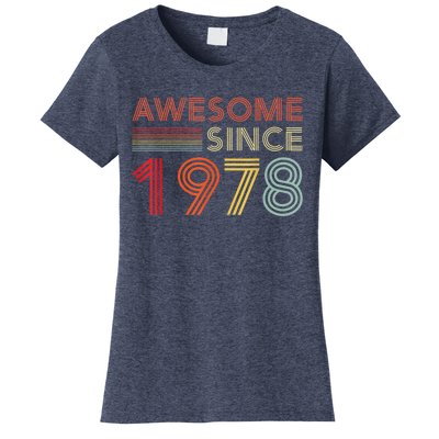 45 Birthday Decorations  Wo 1978 BDay 45th Birthday Women's T-Shirt