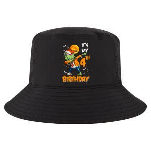 4th Birthday Dabbing Zombie Halloween Costume Cool Comfort Performance Bucket Hat