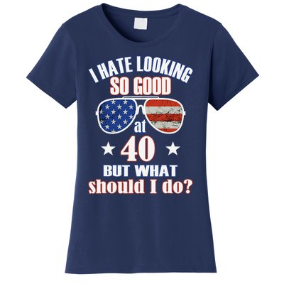 40 Birthday For - 40th Anniversary For Him Her USA Women's T-Shirt