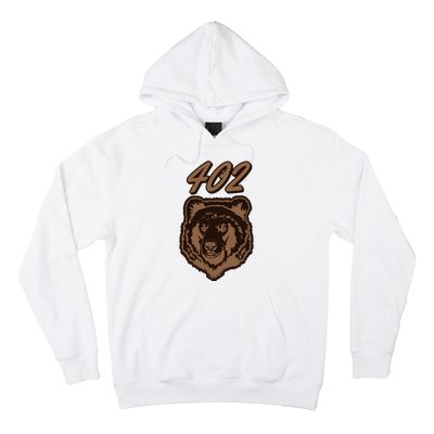 402 Bear Face Fat Brown Grizzly Lover Beartober Week 2024 Hoodie