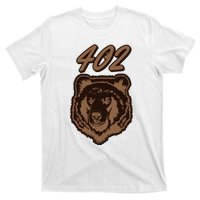 402 Bear Face Fat Brown Grizzly Lover Beartober Week 2024 T-Shirt