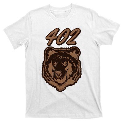 402 Bear Face Fat Brown Grizzly Lover Beartober Week 2024 T-Shirt