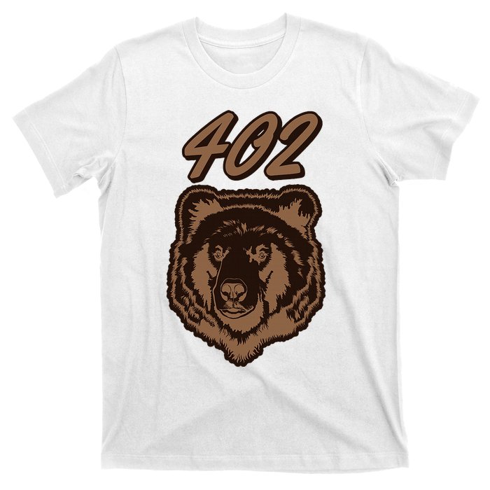 402 Bear Face Fat Brown Grizzly Lover Beartober Week 2024 T-Shirt