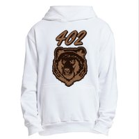 402 Bear Face Fat Brown Grizzly Lover Beartober Week 2024 Urban Pullover Hoodie