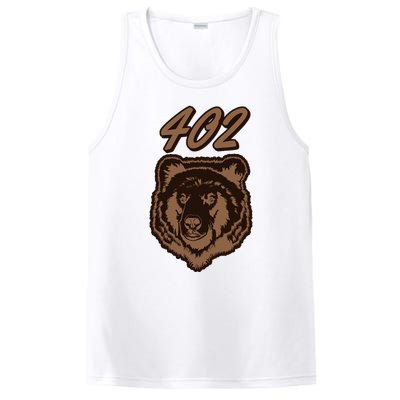 402 Bear Face Fat Brown Grizzly Lover Beartober Week 2024 PosiCharge Competitor Tank