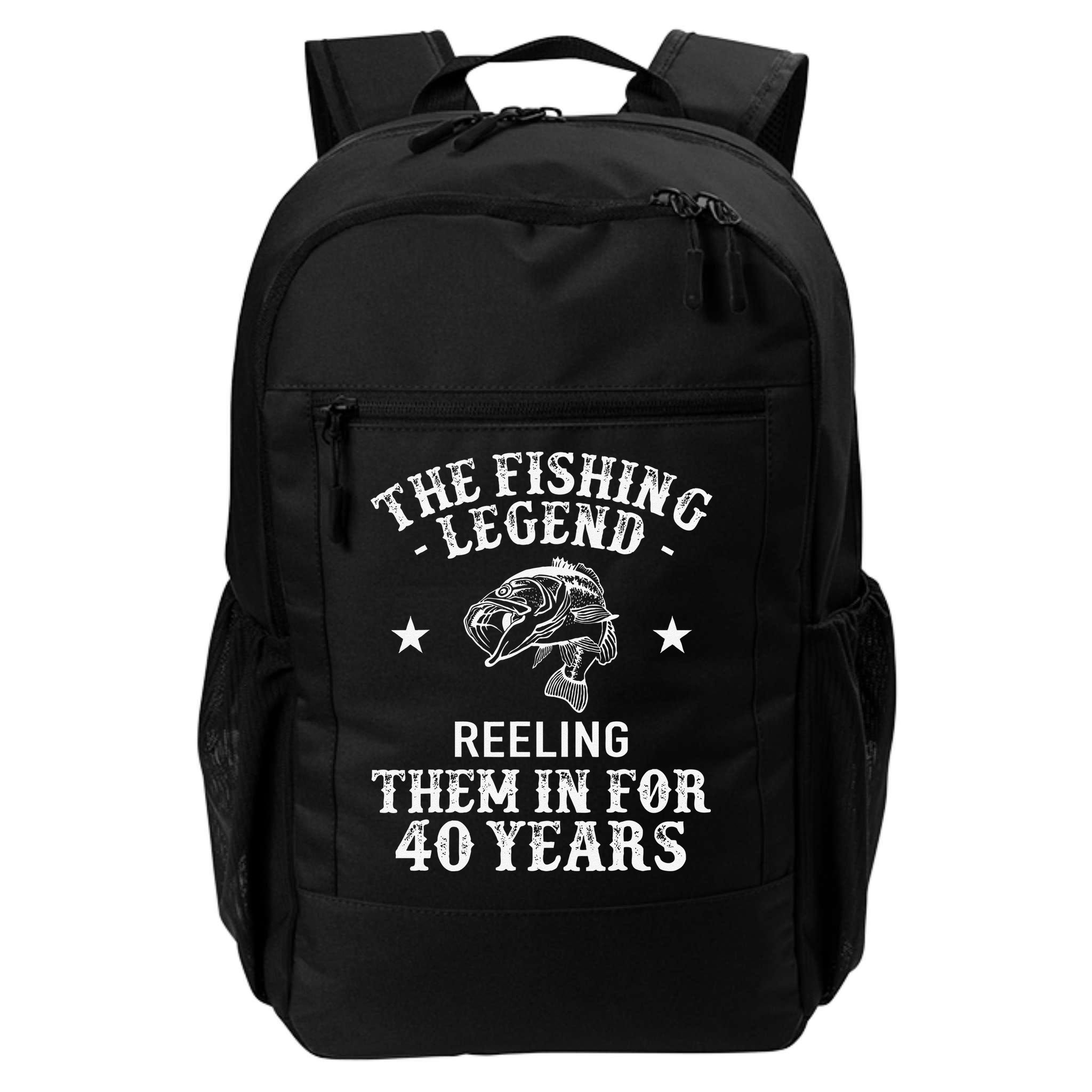 40th Birthday Fisherman Fishing Legend Backpack