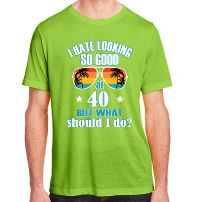 40th Birthday For Men Women 40th Anniversary Adult ChromaSoft Performance T-Shirt