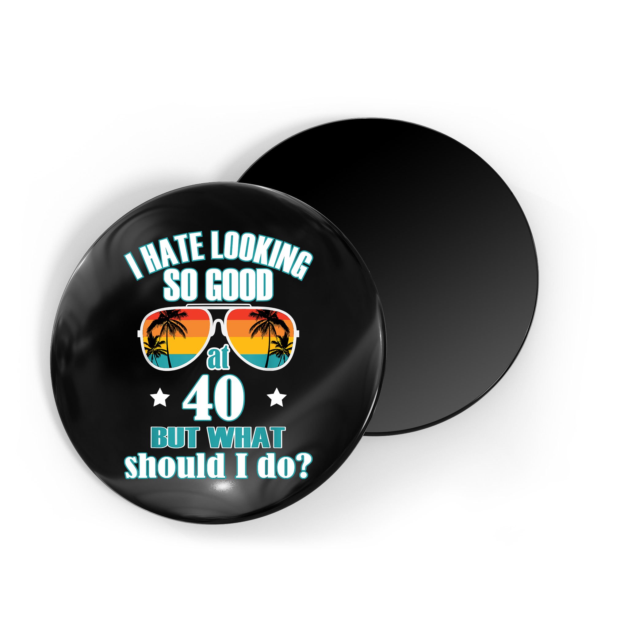 40th Birthday For Men Women 40th Anniversary Magnet