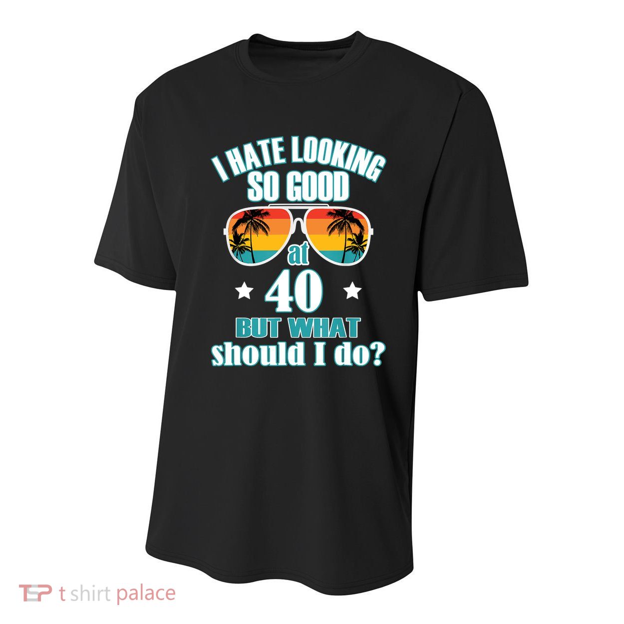 40th Birthday For Men Women 40th Anniversary Youth Performance Sprint T-Shirt