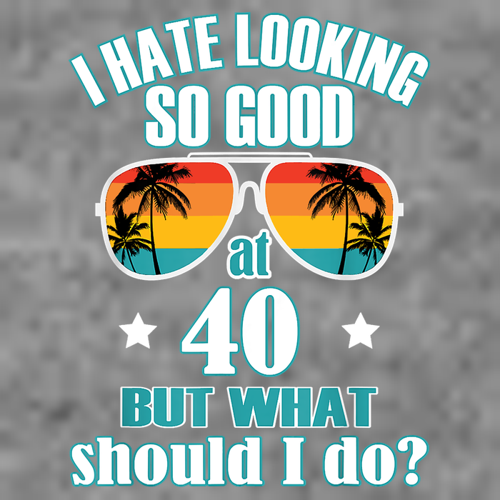 40th Birthday For Men Women 40th Anniversary Doggie Tank