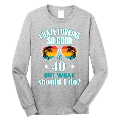 40th Birthday For Men Women 40th Anniversary Long Sleeve Shirt