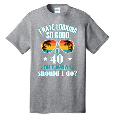 40th Birthday For Men Women 40th Anniversary Tall T-Shirt