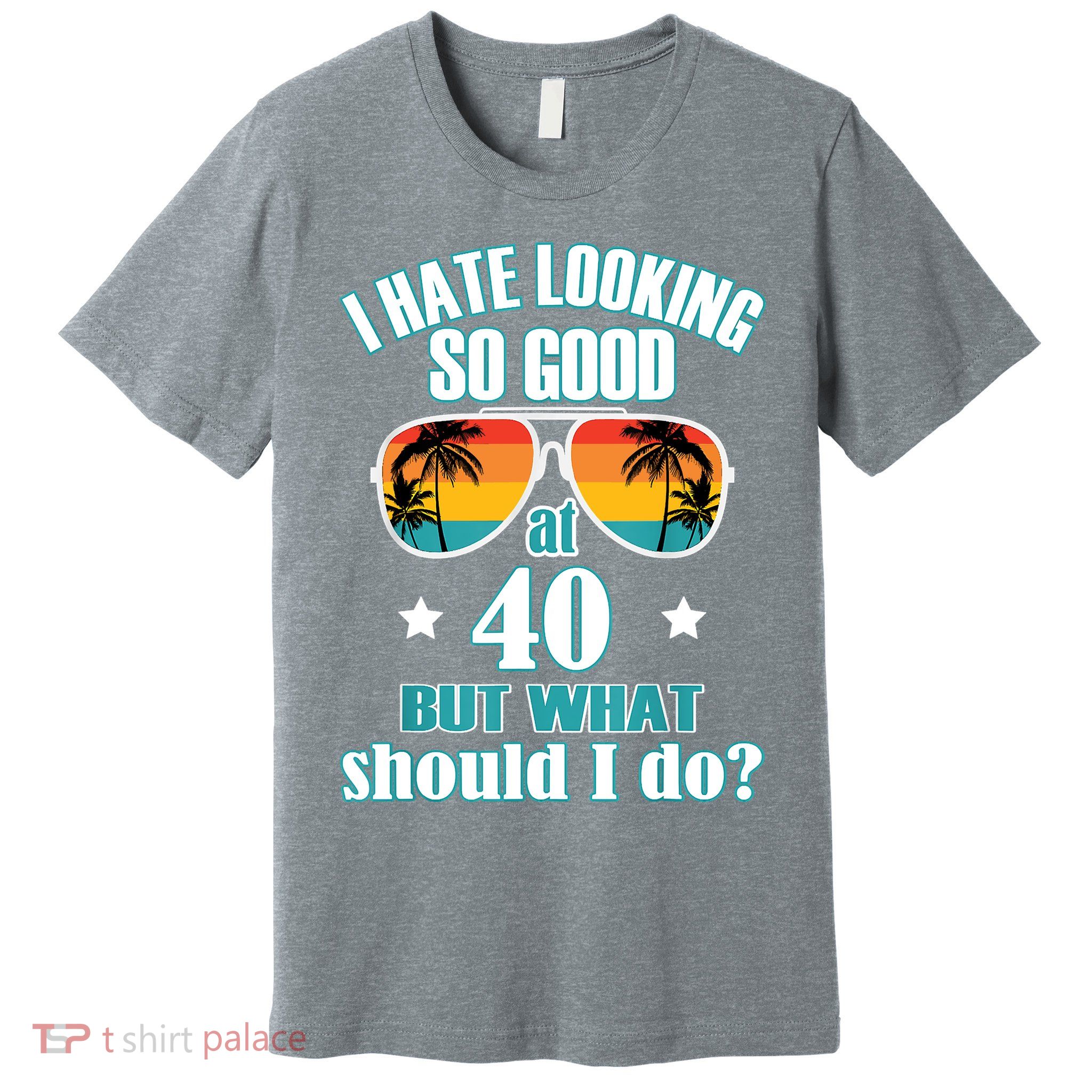 40th Birthday For Men Women 40th Anniversary Premium T-Shirt