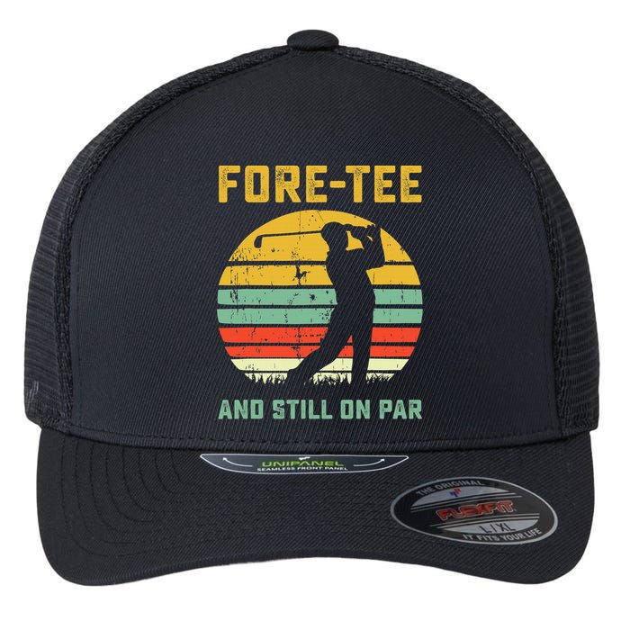 40th Birthday Funny Golf Old Balls Club Member Golfer Flexfit Unipanel Trucker Cap