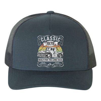 45th Birthday Gift Pickup Truck Born 1978 Gift Yupoong Adult 5-Panel Trucker Hat