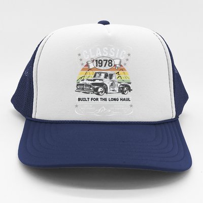 45th Birthday Gift Pickup Truck Born 1978 Gift Trucker Hat