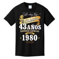 43rd Birthday Gift For In Spanish Regalo Cumpleanos 43 Kids T-Shirt