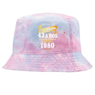 43rd Birthday Gift For In Spanish Regalo Cumpleanos 43 Tie-Dyed Bucket Hat