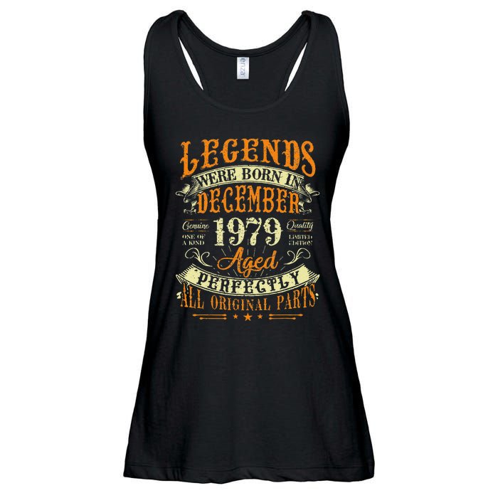 43th Birthday Gift 43 Years Old Legends Born December 1979 Ladies Essential Flowy Tank