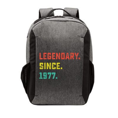 46th Birthday Gift Vintage Legendary Since 1977 46 Year Old Vector Backpack