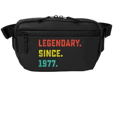 46th Birthday Gift Vintage Legendary Since 1977 46 Year Old Crossbody Pack