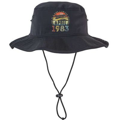 40th Birthday Gift Awesome Since April 1983 40 Year Old Legacy Cool Fit Booney Bucket Hat