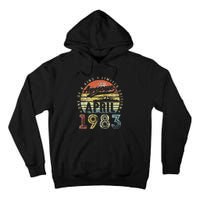 40th Birthday Gift Awesome Since April 1983 40 Year Old Tall Hoodie