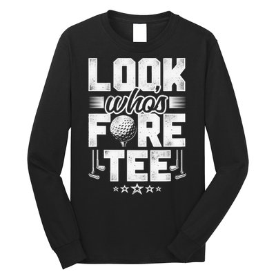 40th Birthday Golfer Golfing 40 Bday Gift For Golf Player Long Sleeve Shirt
