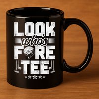 40th Birthday Golfer Golfing 40 Bday Gift For Golf Player 11oz C Handle Ceramic Mug
