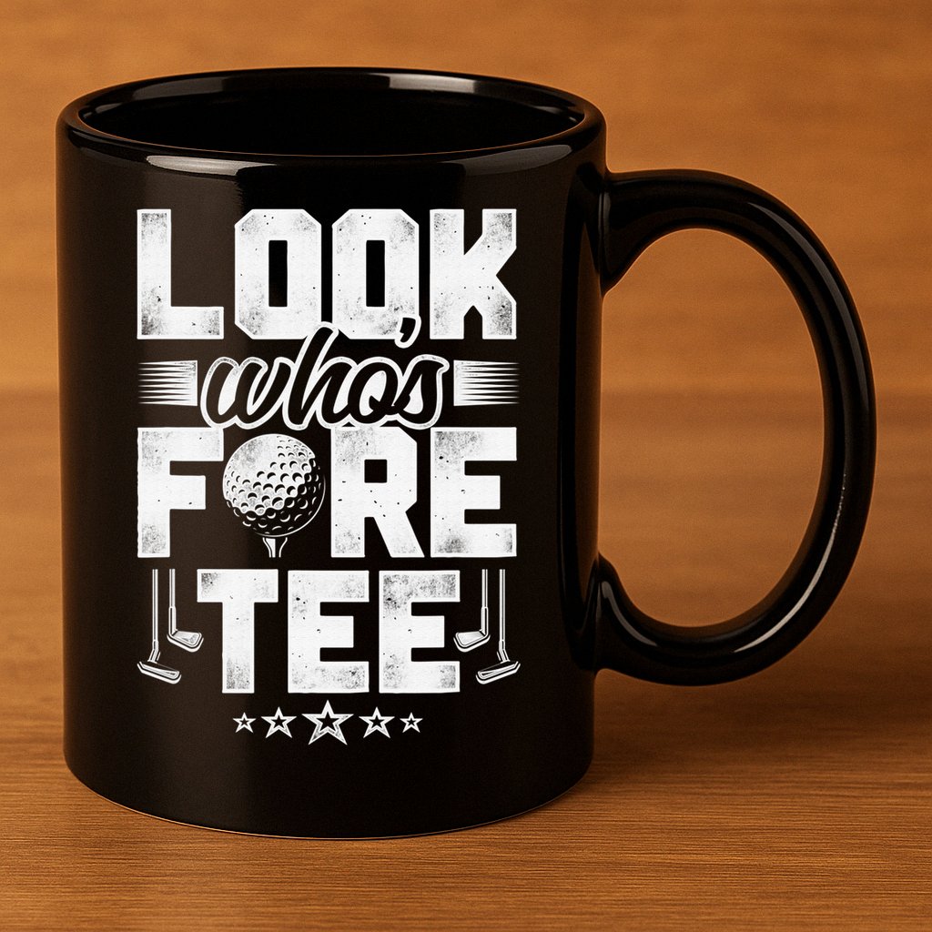 40th Birthday Golfer Golfing 40 Bday Gift For Golf Player 11oz C Handle Ceramic Mug