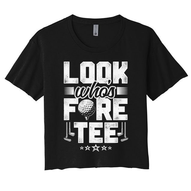 40th Birthday Golfer Golfing 40 Bday Gift For Golf Player Crop Top