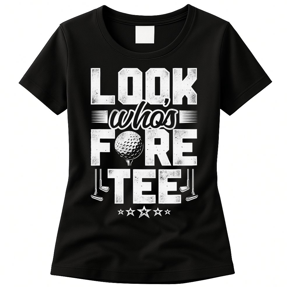 40th Birthday Golfer Golfing 40 Bday Gift For Golf Player Womens T-Shirt