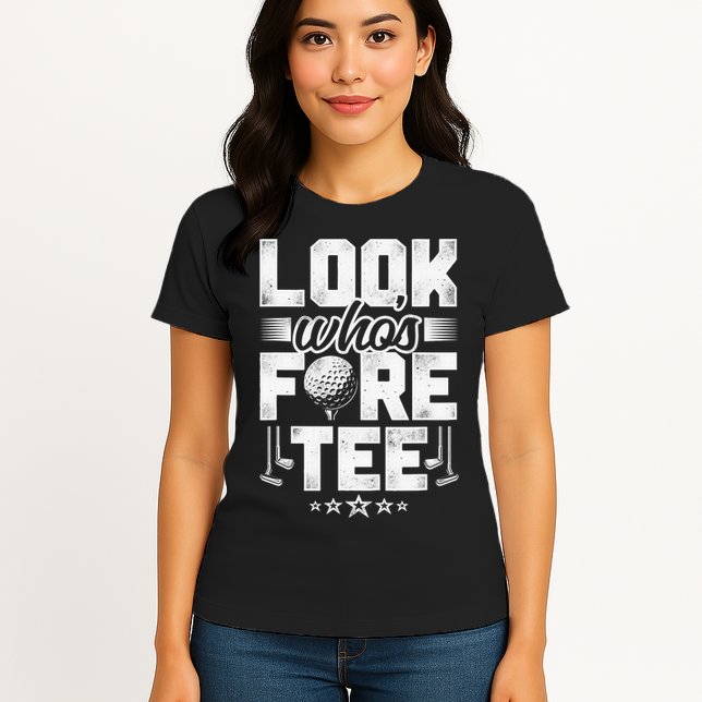 40th Birthday Golfer Golfing 40 Bday Gift For Golf Player Womens T-Shirt