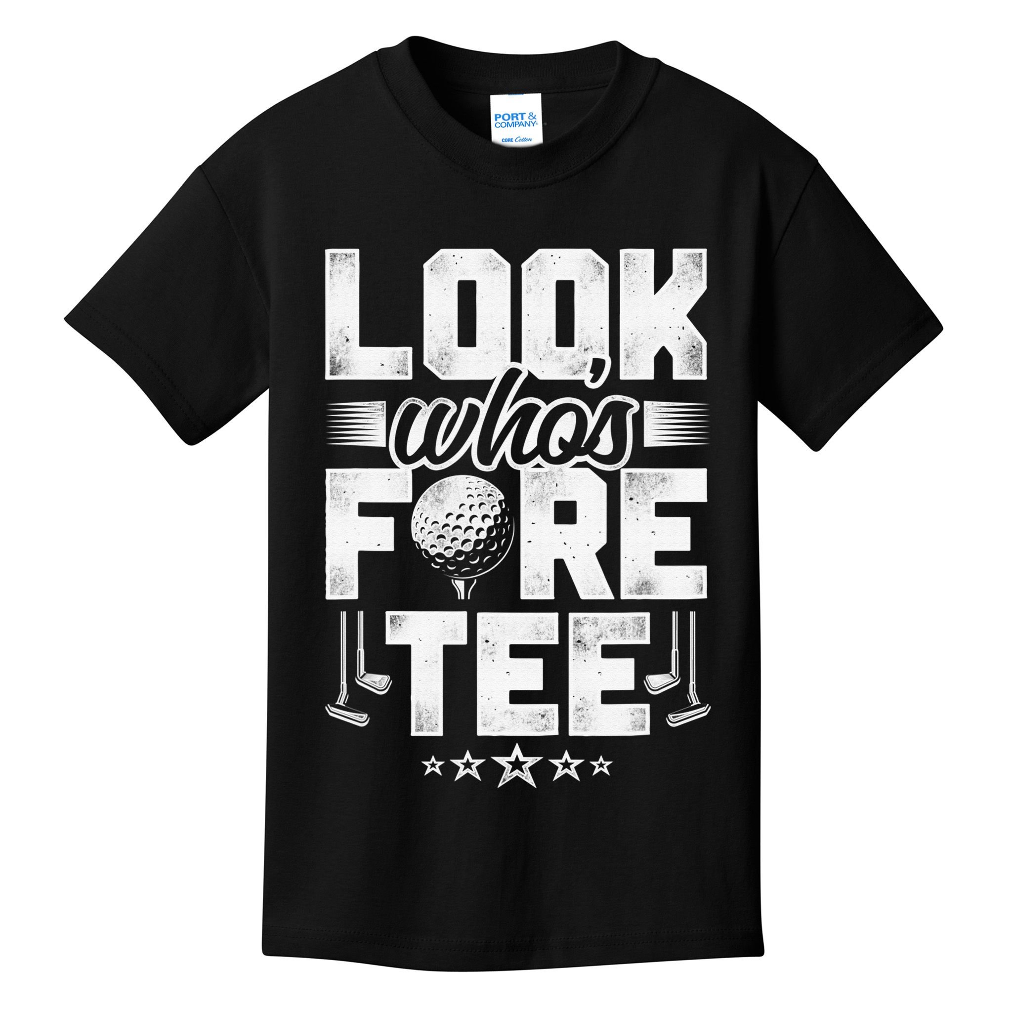 40th Birthday Golfer Golfing 40 Bday Gift For Golf Player Kids T-Shirt