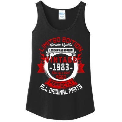 41st Birthday Gift Vintage Legends Born In 1983 41 Years Old Ladies Essential Tank