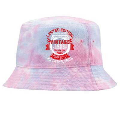 41st Birthday Gift Vintage Legends Born In 1983 41 Years Old Tie-Dyed Bucket Hat