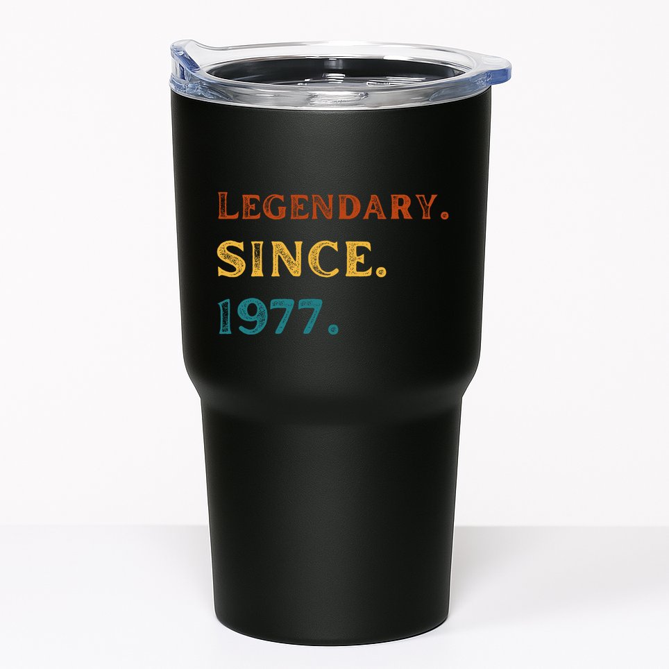 46th Birthday Gift Vintage Legendary Since 1977 46 Year Old Tumbler
