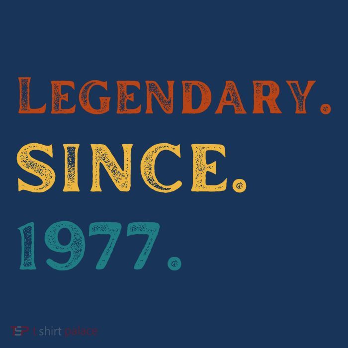 46th Birthday Gift Vintage Legendary Since 1977 46 Year Old Tank Top