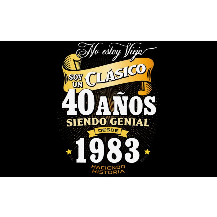 40th Birthday Gift For In Spanish Regalo Cumpleanos 40 Bumper Sticker